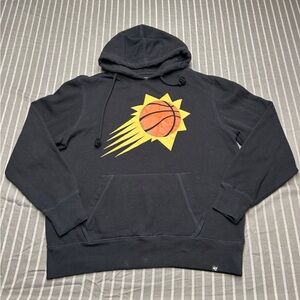 47 Brand Phoenix Suns men's black pullover hoodie size Medium